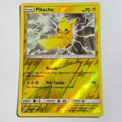 Pikachu 66/236 Common Reverse Holo Card SM - Cosmic Eclipse Pokemon TCG NM - Image 1