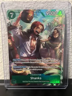 One Piece English OP14-027 Shanks R Alt Art The Azure Sea's Seven - Image 1