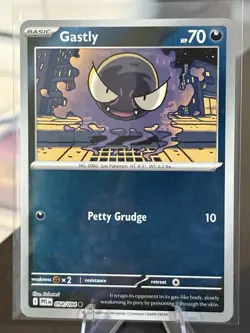 Ghastly 054 Reverse Holo FULL FOIL FILM BLEED ERROR Pokemon Phantasmal Flames NM - Image 4