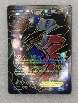 Pokemon TCG Yveltal-Ex Holo Full Art Ultra Rare Card XY 144/146 LP - Image 1