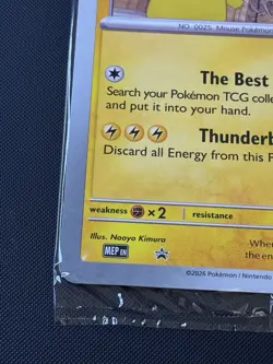 Pokemon TCG Pikachu At The Museum Oversized Promo Card Sealed - Image 5