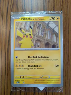 10 x Pikachu at the Museum Jumbo Sealed Promo Pokemon Card Oversized(2) - Image 2