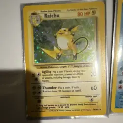 Pokemon TCG Holo Card Lot Raichu Shining Gyarados Blastoise Charizard EX 1999 - Image 1