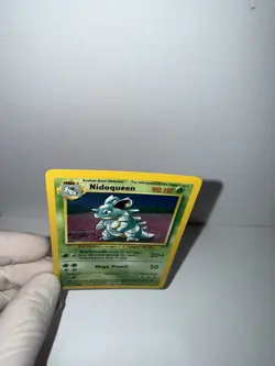 Pokemon Nidoqueen Jungle Holo Rare 7/64 Unlimited English 1999 90 HP WOTC Card - Image 4