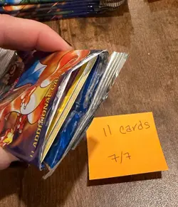 *OPEN* Pokemon Cards - Base Set - 1 Pack with 11 Cards - Trading Card Game - Image 3