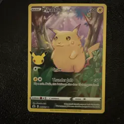 Pokemon Pikachu TCG Celebrations Card 005/025 25th Anniversary NM - Image 1