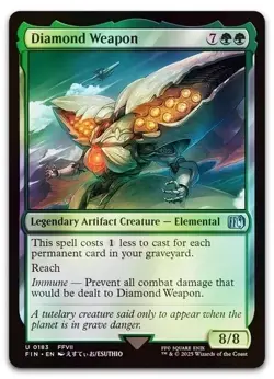Diamond Weapon #183 (Foil) (NM) Final Fantasy FIN Magic MTG - Image 1