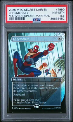 2025 MAGIC: THE GATHERING SECRET LAIR DROP #1990 EPHEMERATE PSA 8.5 - Image 1