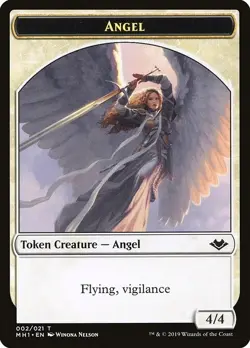 Angel Token 10x - White - Nelson Art - MH1 Modern - MTG Magic NM - Image 1