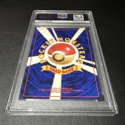 1997 P.M. Japanese Fossil Mew Holo Card PSA 8 NM/Mint Rare, Graded Sleeved - Image 2