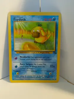 Pokemon TCG Vintage ORIGINAL Fossil Set Psyduck #53/62 WoTC LP - Image 1