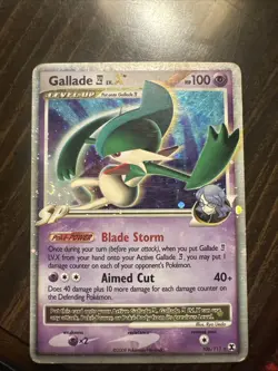 Pokemon TCG Gallade E4 LV.X #106/111 Rising Rivals - Image 1