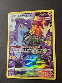 Toxtricity GG09/GG70 Galarian Gallery NM Pokemon Card Crown Zenith Full Art Holo - Image 2