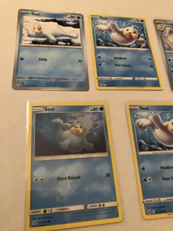 Lot Of 7 Seel and Dewgong Pokemon Cards - Image 2