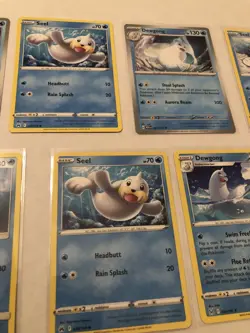 Lot Of 7 Seel and Dewgong Pokemon Cards - Image 3