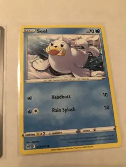 Lot Of 7 Seel and Dewgong Pokemon Cards - Image 5