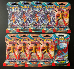 Pokemon TCG S & V Paradox Rift Factory Sealed Booster 10 Pack Lot #16 - Image 1