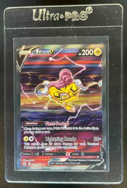 2023 Pokemon SWSH Crown Zenith Raikou V Galarian Gallery #GG41/GG70 - Image 1