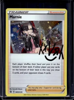2019-2023 Pokemon SWSH Black Star Promos Marnie #SWSH120 - Image 1