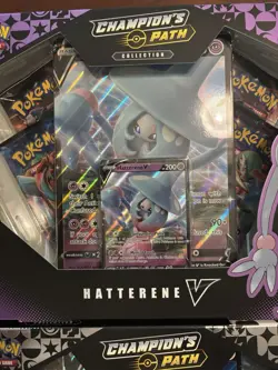 Pokemon Champions Path- (1) Dubwool V & (1) Hatterene V Boxes. - Image 5