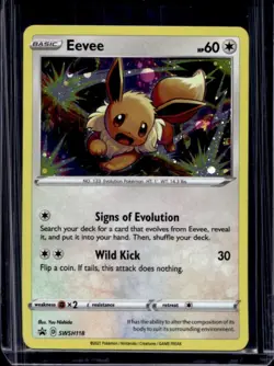 2019-2023 Pokemon SWSH Black Star Promos Eevee #SWSH118 - Image 1