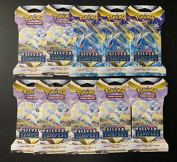 Pokemon TCG Sword & Shield Silver Tempest Factory Sealed Booster 10 Pack Lot #17 - Image 1