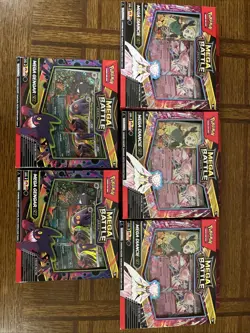 5x 2025 Pokemon Battle Decks With 2x Mega Gengar Ex & 3x Mega Diancie Ex Sealed - Image 1