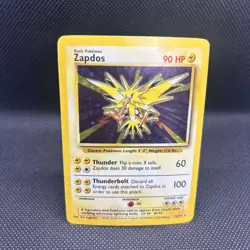 Pokemon Zapdos Base Set 16/102 Holo Rare 1999 Vintage - Image 1