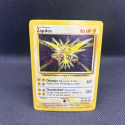Pokemon Zapdos Base Set 16/102 Holo Rare 1999 Vintage - Image 3