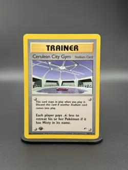 (MP/LP) 1st Edition Cerulean City Gym 108/132 Gym Heroes Vintage Pokemon WoTc - Image 1