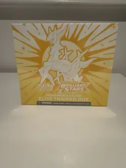 Pokemon TCG: Brilliant Stars Pokemon Center Elite Trainer Box ETB Factory Sealed - Image 1