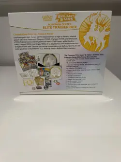 Pokemon TCG: Brilliant Stars Pokemon Center Elite Trainer Box ETB Factory Sealed - Image 3