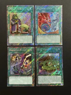2024 YUGIOH RA03 1ST ED PLATINUM SECRET RARE UPSTART GOBLIN NM BONUS SET - Image 1