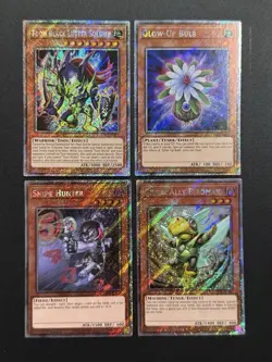 2024 YUGIOH RA03 1ST ED PLATINUM SECRET RARE TOON BLS NM BONSU SET - Image 1