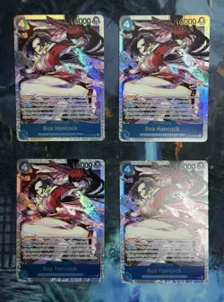 4x Playset ST17-004 Boa Hancock SR One Piece TCG ST17 Starter Deck English - Image 2