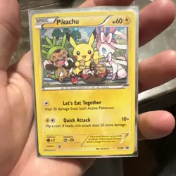 Pokemon TCG Pikachu XY95 XY Promo Holo 60HP 2016 Basic The Pokemon Company - Image 1