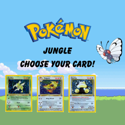 Pokemon Jungle: Choose Your Card - 1st Edition & Unlimited - LP/NM WOTC - 1999 - Image 1