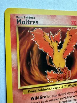 Pokemon TCG Moltres 27/62 Fossil Non Holo Unlimited Rare WoTC 1999 NM - Image 3