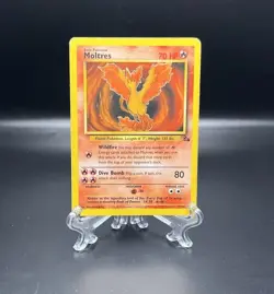 Moltres 27/62 Fossil Unlimited Nonholo Rare 1999 NM Pokemon TCG - HP - Image 1
