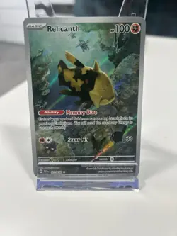 Pokemon TCG Relicanth Illustration Rare Card 173/162 Temporal Forces - Image 1