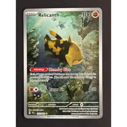 Pokemon Card Relicanth 173/162 Temporal Forces Holo Illustration Rare (NM) - Image 1