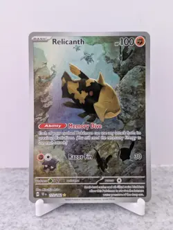 Relicanth 173/162 Illustration Rare Temporal Forces Pokemon TCG Card* - Image 1