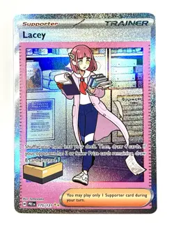 Lacey 175/131 Special Illustration Rare SIR Prismatic Evolution Pokemon TCG Card - Image 1