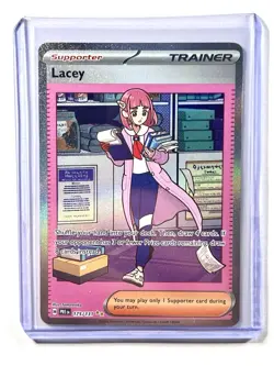 Lacey 175/131 Special Illustration Rare SIR Prismatic Evolution Pokemon TCG Card - Image 4