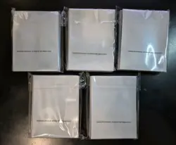 Lot Of 5 New Pokemon TCG White Flare ETB Card Sleeves, each 65 count - Image 2