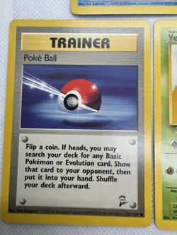 Pokemon Card Base Set 2 Lot of 5 Wartortle, Kakuna, Poke Ball, Venonat - NrMt - Image 4