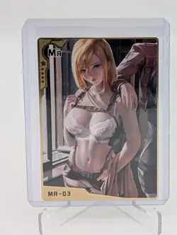 Historia Reiss, Attack On Titan Waifu Gold Metal Card Goddess Story Doujin Anime - Image 1