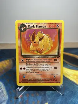 Dark Flareon 35/82 Uncommon Non Holo Team Rocket Pokemon Card HP - Image 1