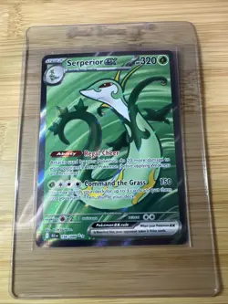 Pokemon TCG Serperior EX Card 156/086 Sv: Black Bolt English Near Mint Condition - Image 1