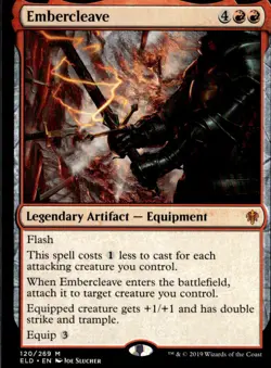 Throne of Eldraine #120 Embercleave - Image 1